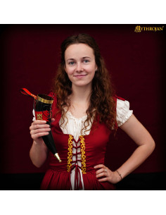 Corne à boire viking modèle Dama Elegante (350 ml.) 2