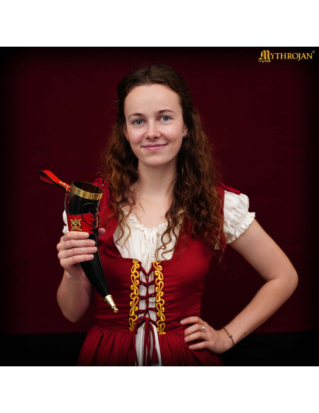 Corne à boire viking modèle Dama...
