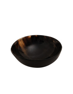 Bol médiéval en bois naturel fait à la main (15 cm.)