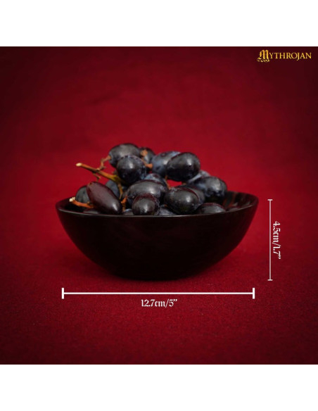 Ensemble de 4 bols médiévaux en corne...