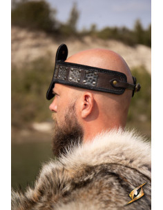 Bandeau de force, avec protection du nez, noir 2