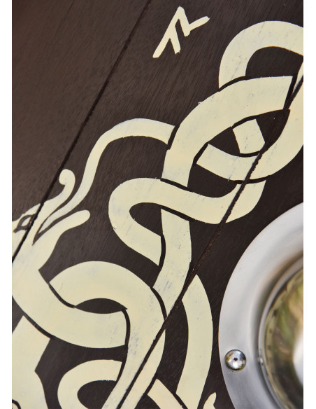 Bouclier anglo-saxon peint à la main...