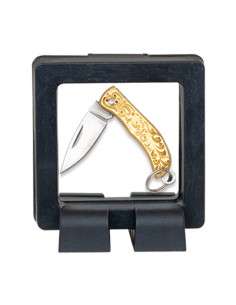 Porte-clés couteau miniature avec présentoir, lame de 2,5...