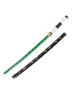 Katana en bambou LED Shinazugawa Sanemi, Demon Slayer