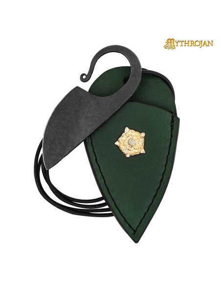 Couteau celtique forgé à la main étui...