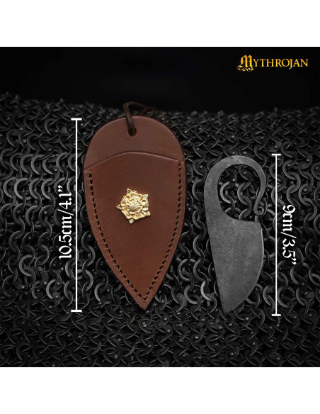 Couteau celtique forgé à la main étui...