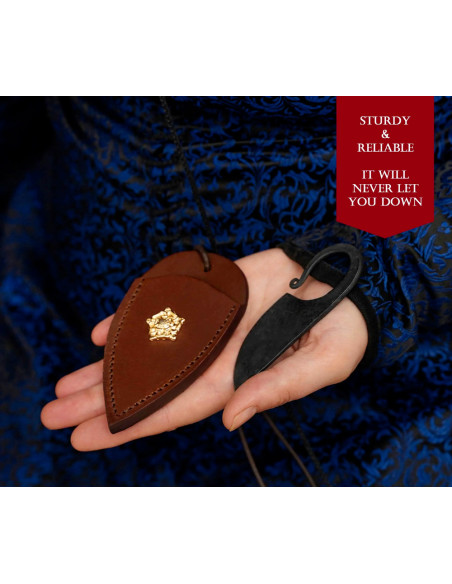 Couteau celtique forgé à la main étui...