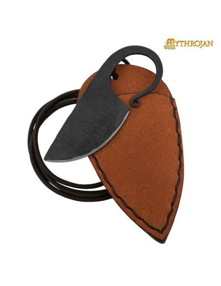 Couteau celtique forgé à la main étui...