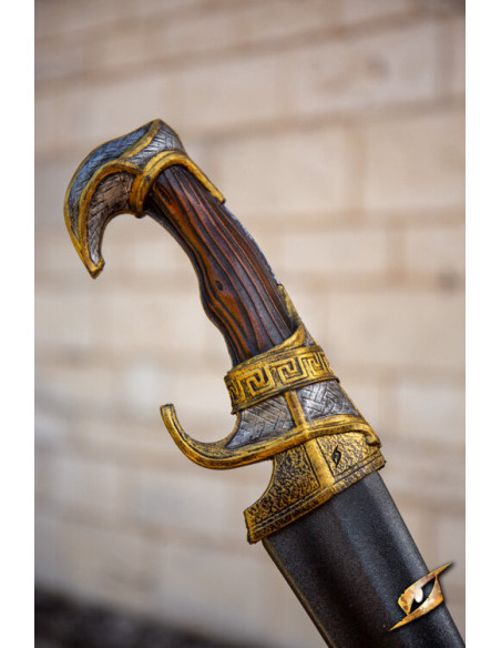 Épée Falcata en latex pour LARP, 100 cm.
