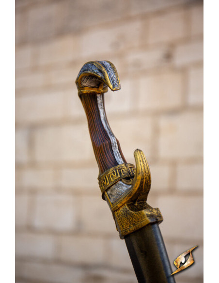 Épée Falcata en latex pour LARP, 100 cm.