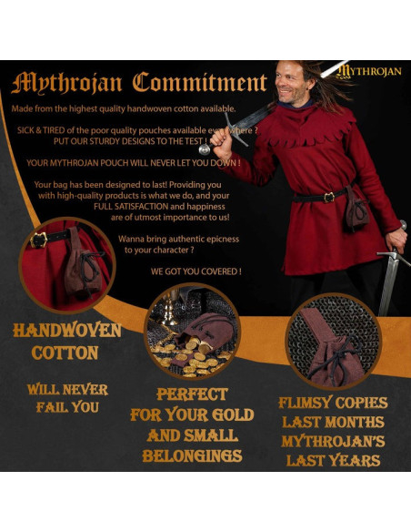 Porte-monnaie médiéval à suspendre...