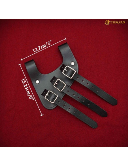 Tahalí médiéval en cuir pour épées...