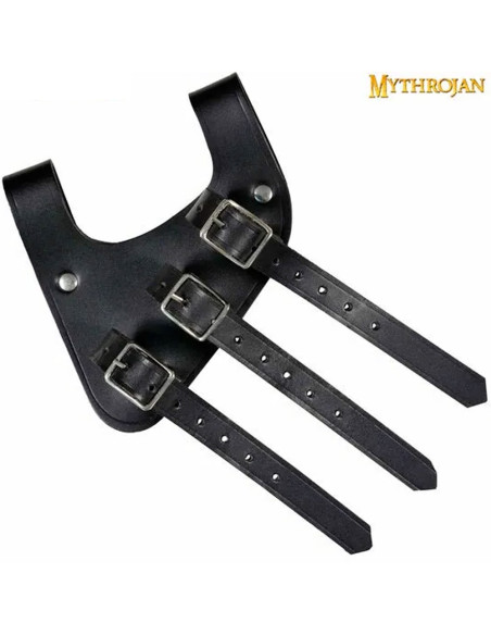 Tahalí médiéval en cuir pour épées...