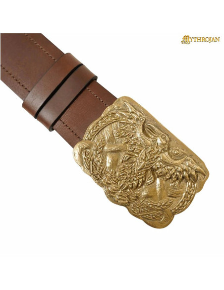 Ceinture viking bande simple boucle...