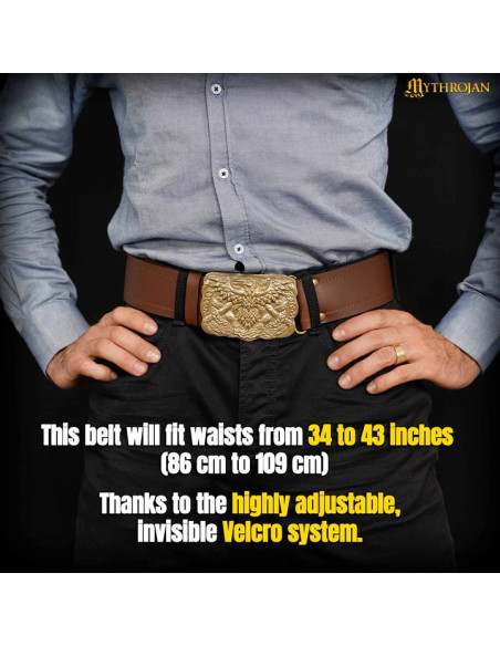 Ceinture viking bande simple boucle...