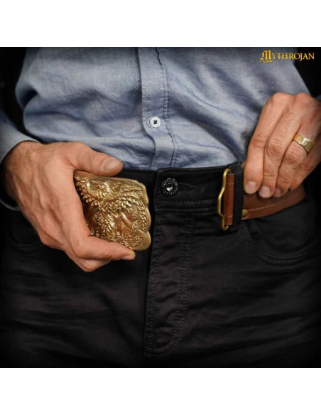 Ceinture viking bande simple boucle...