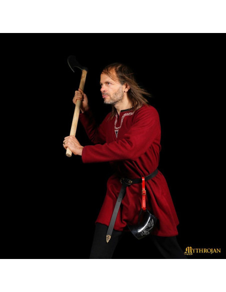 Tahalí médiéval en cuir pour tasses,...