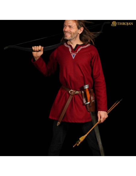 Tahalí médiéval en cuir pour...