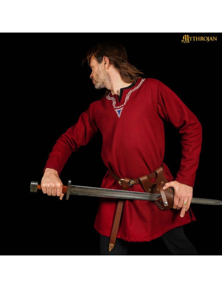 Tahalí médiéval en cuir pour...