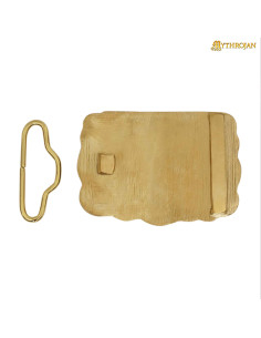 Boucle vikingue en laiton pour ceintures design Corbeau... 2