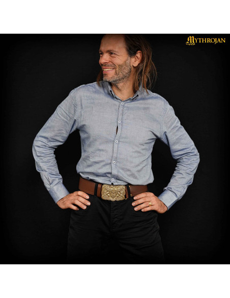 Boucle vikingue en laiton pour...