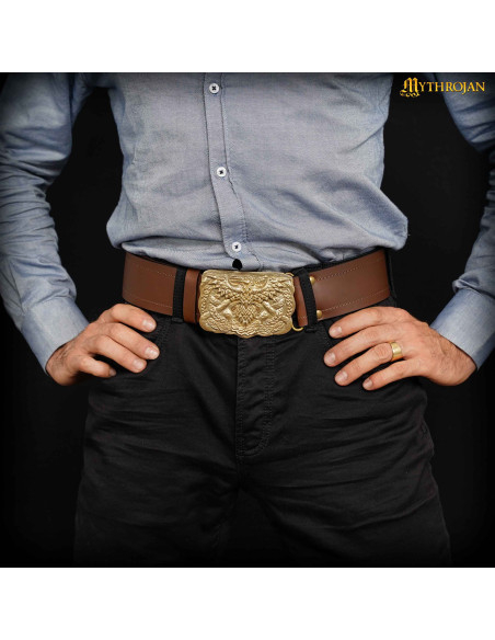 Boucle vikingue en laiton pour...