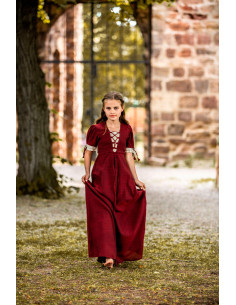 Robe médiévale d'été pour filles