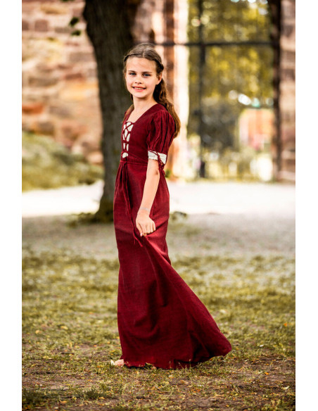 Robe médiévale d'été pour filles Robe médiévale d'été pour filles