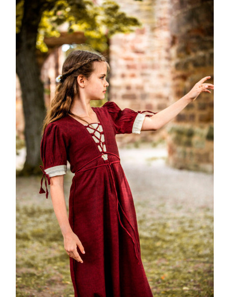 Robe médiévale d'été pour filles Robe médiévale d'été pour filles