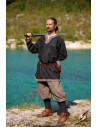 Tunique médiévale homme modèle Fimbul, couleur noire