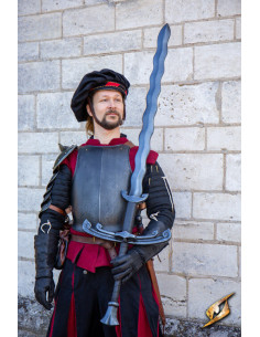 Mandoble de style flammigère Landsknecht Larp et Cosplay...