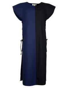 Tabard médiéval modèle Gilbert, couleur bleu-noir