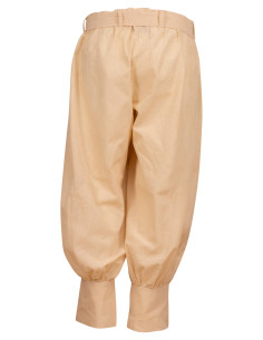 Pantalons médiévaux en coton modèle Offnir, couleur crème 2