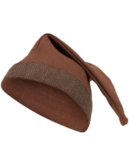 Bonnet médiéval en coton modèle Toki,...