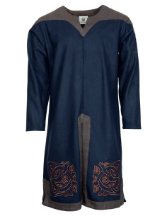 Tunique vikingue homme en laine modèle Norgaard