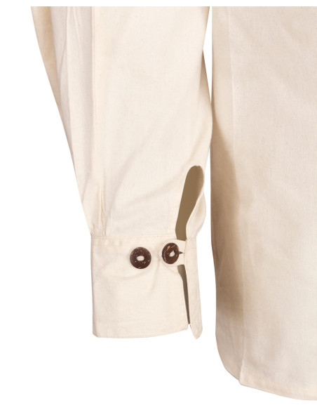 Chemise médiévale en coton modèle...