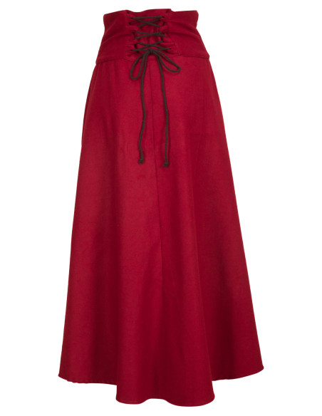 Jupe médiévale en laine modèle...