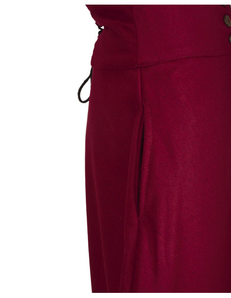 Jupe médiévale en laine modèle...