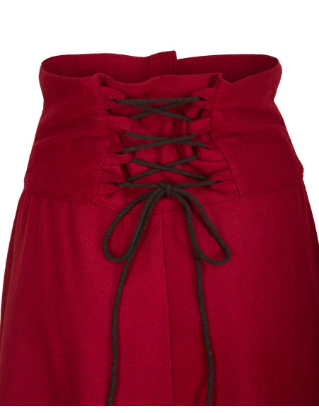 Jupe médiévale en laine modèle...