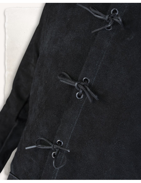 Manteau médiéval en daim modèle...