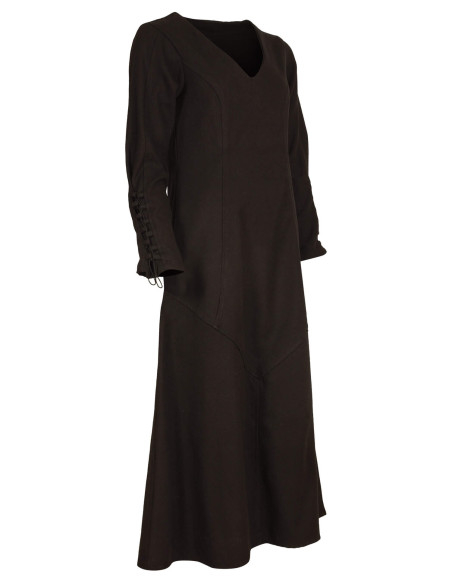 Tunique médiévale longue en coton...