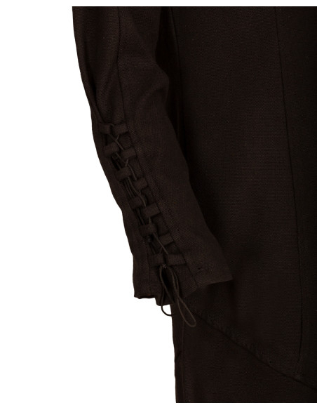 Tunique médiévale longue en coton...