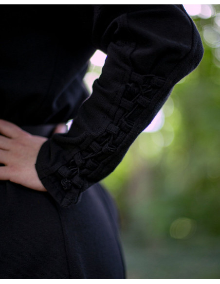 Tunique médiévale longue en coton...