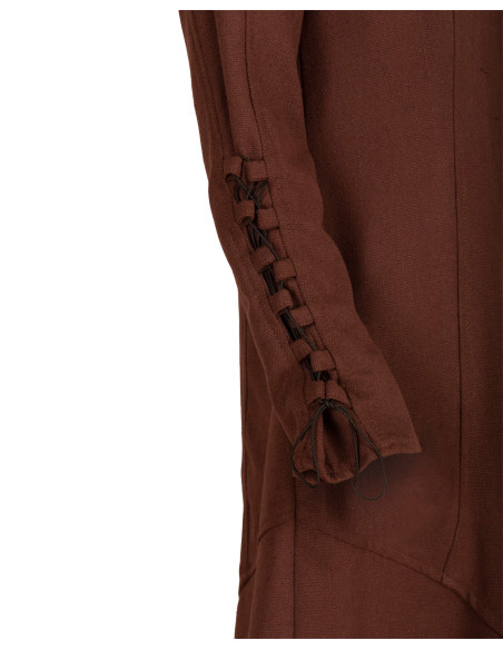 Tunique médiévale longue en coton...