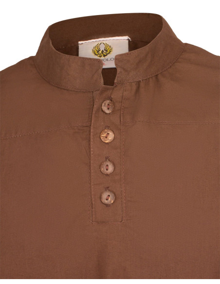 Chemise médiévale en coton modèle...