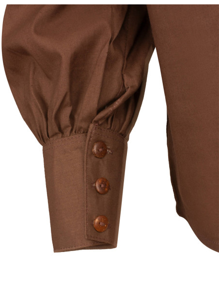 Chemise médiévale en coton modèle...