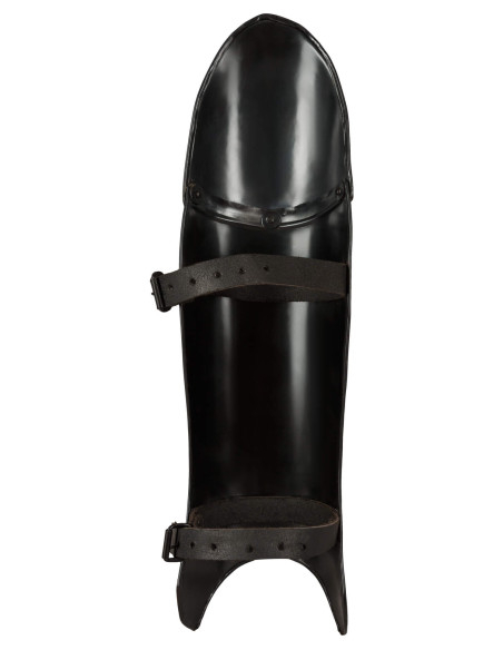 Garde-jambes médiévales en acier...