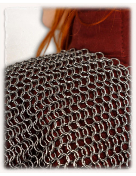 Cotte de mailles en acier sans...