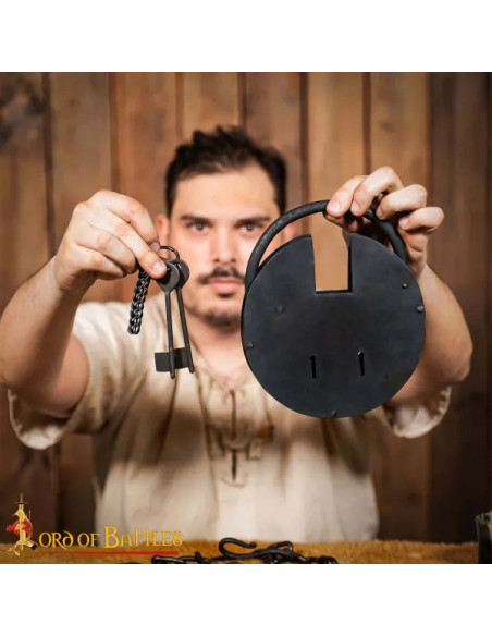 Cadenas en fer forgé à la main pour...