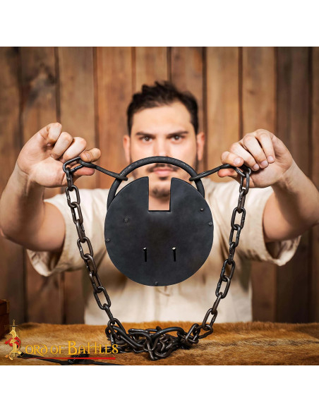 Cadenas en fer forgé à la main pour...